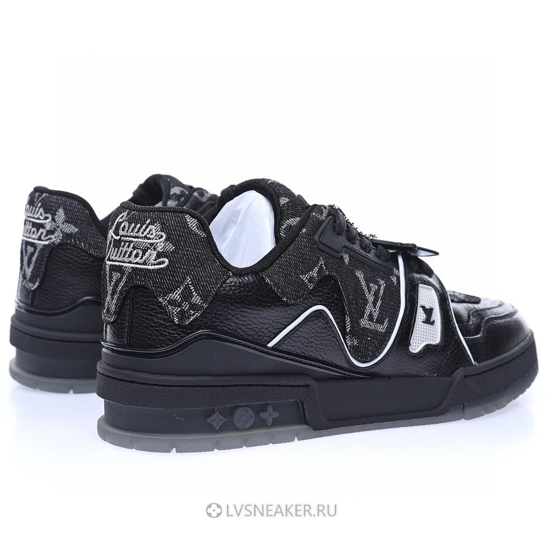 Louis Vuitton LV Trainer "Black White Grey" 1AHSZL-2 Sneakers