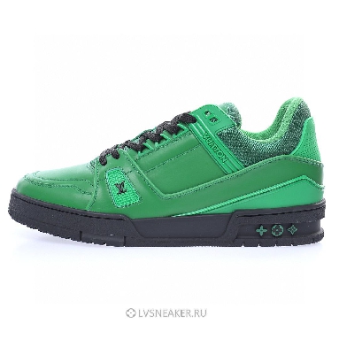 Louis Vuitton LV Trainer "Green with Black" 1A9FHY Sneakers