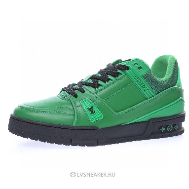 Louis Vuitton LV Trainer "Green with Black" 1A9FHY Sneakers