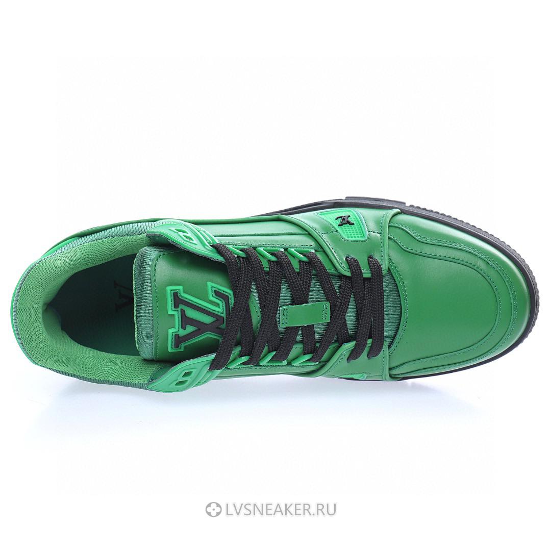 Louis Vuitton LV Trainer "Green with Black" 1A9FHY Sneakers