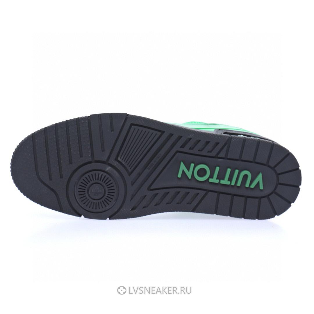 Louis Vuitton LV Trainer "Green with Black" 1A9FHY Sneakers