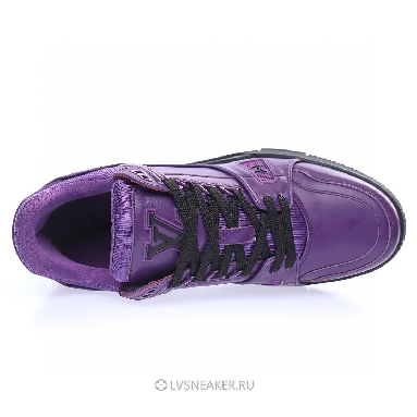 Louis Vuitton LV Trainer "Purple with Black" 1A9FJM Sneakers