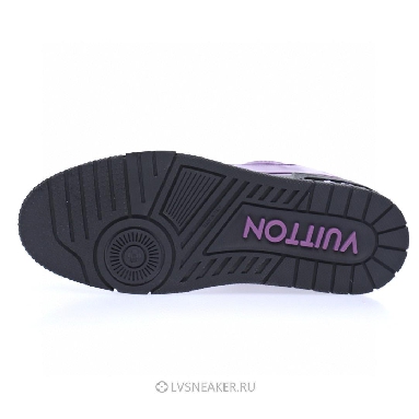 Louis Vuitton LV Trainer "Purple with Black" 1A9FJM Sneakers