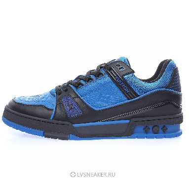 Louis Vuitton LV Trainer "Blue Monogram with Black" 1A8WF5 Sneakers