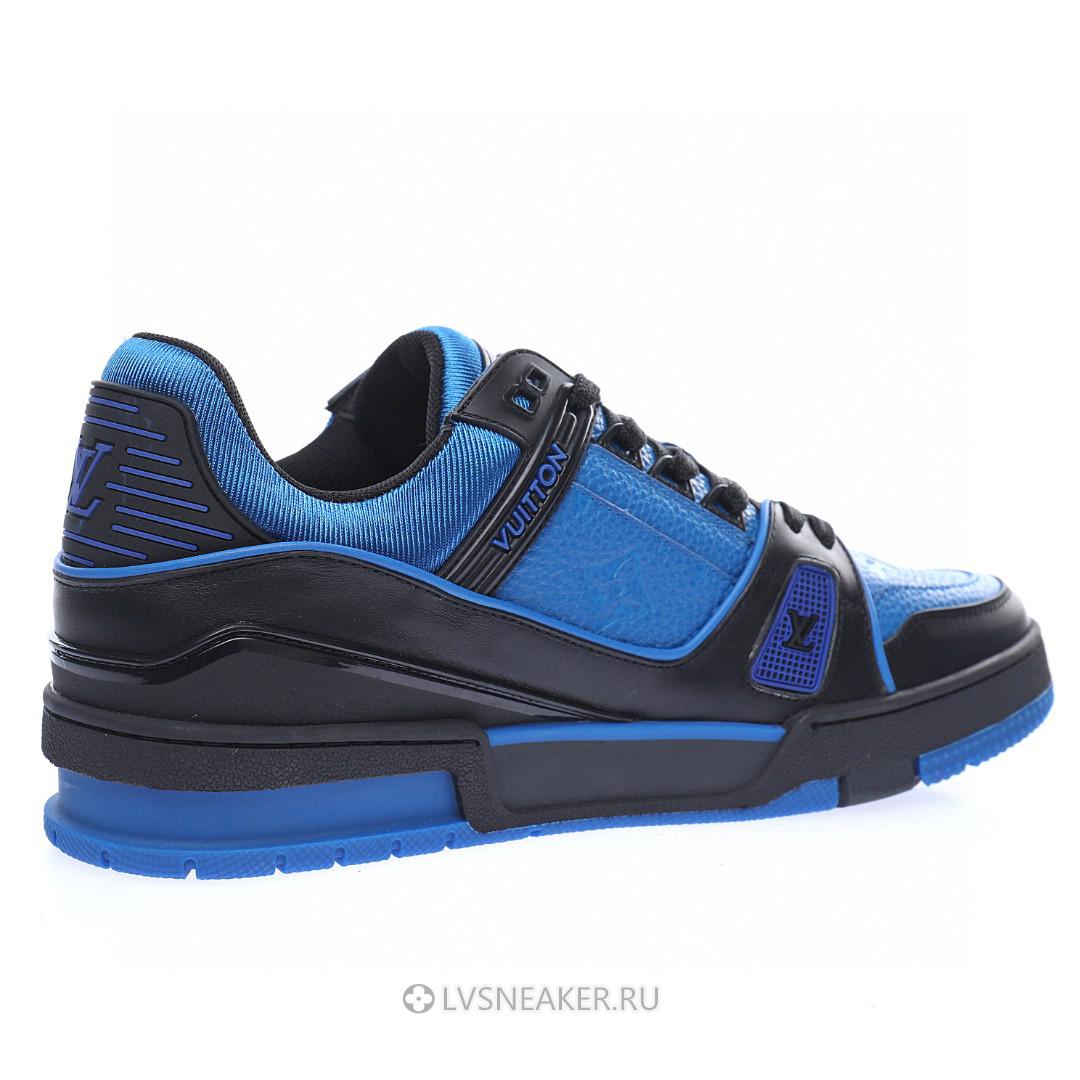 Louis Vuitton LV Trainer "Blue Monogram with Black" 1A8WF5 Sneakers