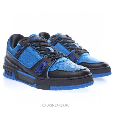 Louis Vuitton LV Trainer "Blue Monogram with Black" 1A8WF5 Sneakers