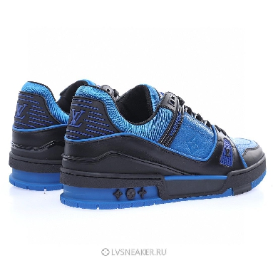 Louis Vuitton LV Trainer "Blue Monogram with Black" 1A8WF5 Sneakers