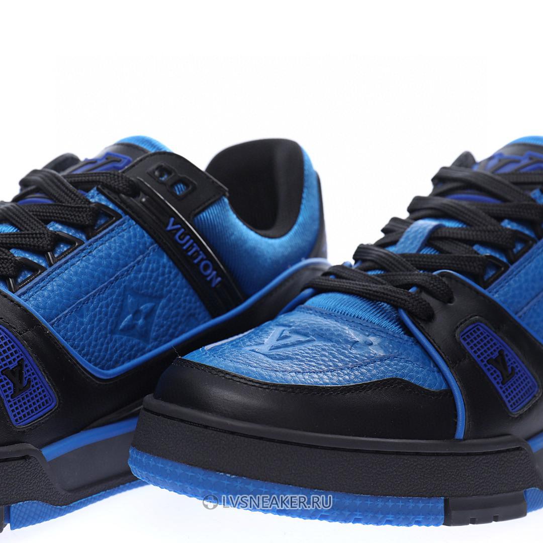 Louis Vuitton LV Trainer "Blue Monogram with Black" 1A8WF5 Sneakers