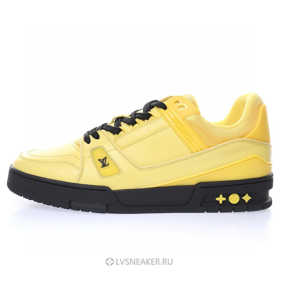Louis Vuitton LV Trainer "Yellow with Black" 1A9FIH Sneakers