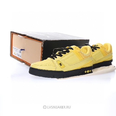 Louis Vuitton LV Trainer "Yellow with Black" 1A9FIH Sneakers