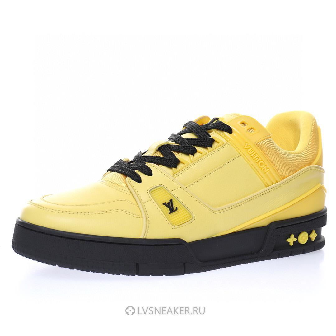 Louis Vuitton LV Trainer "Yellow with Black" 1A9FIH Sneakers