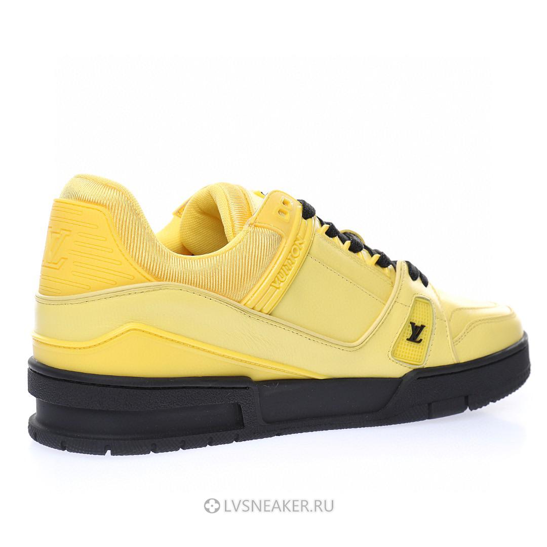 Louis Vuitton LV Trainer "Yellow with Black" 1A9FIH Sneakers