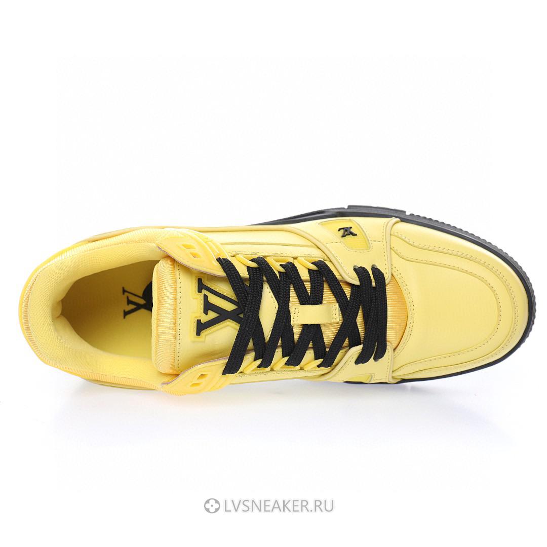 Louis Vuitton LV Trainer "Yellow with Black" 1A9FIH Sneakers