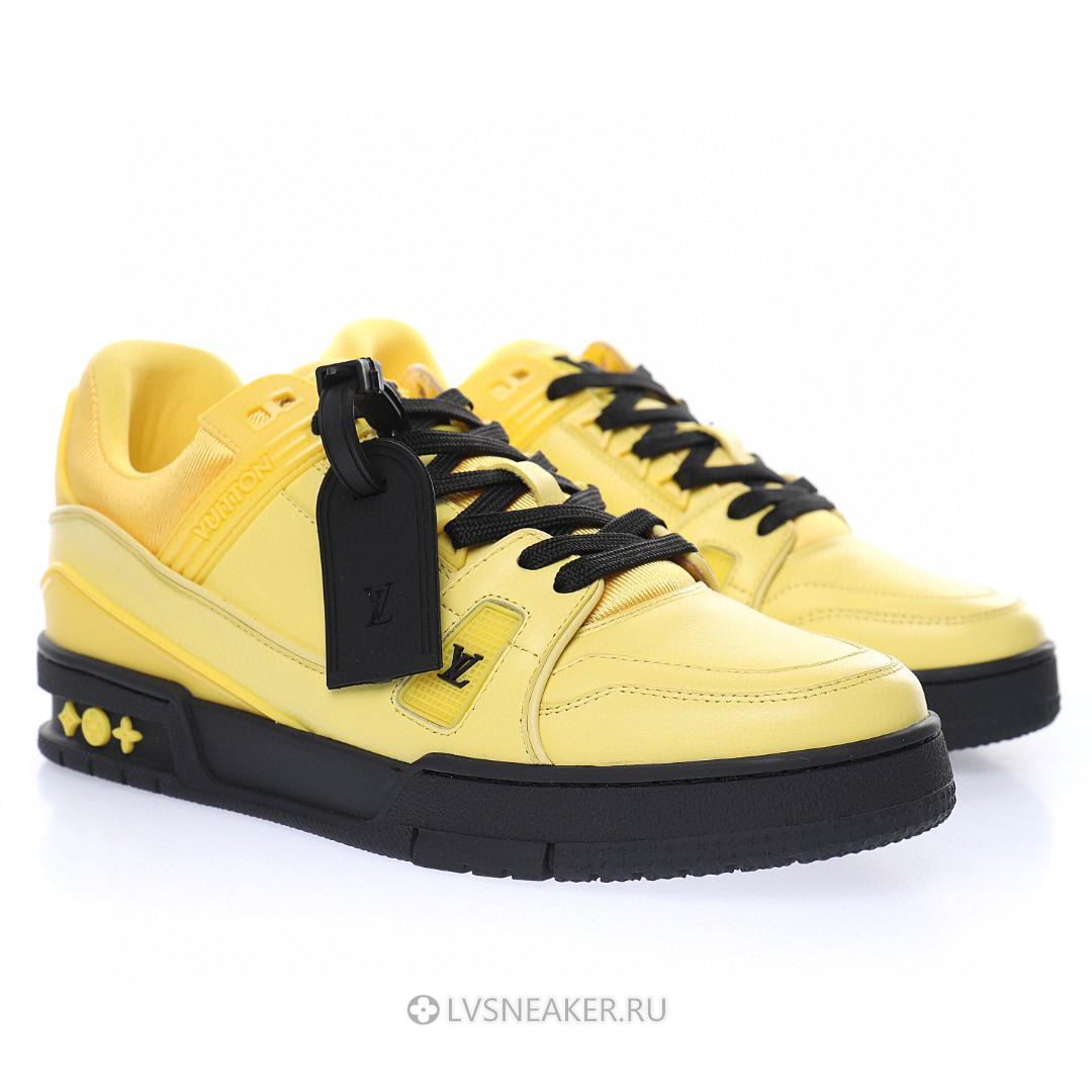 Louis Vuitton LV Trainer "Yellow with Black" 1A9FIH Sneakers