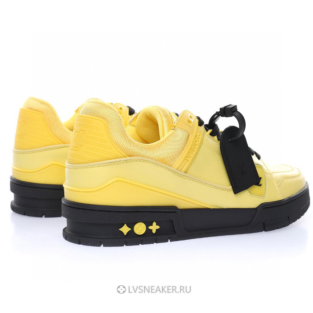Louis Vuitton LV Trainer "Yellow with Black" 1A9FIH Sneakers