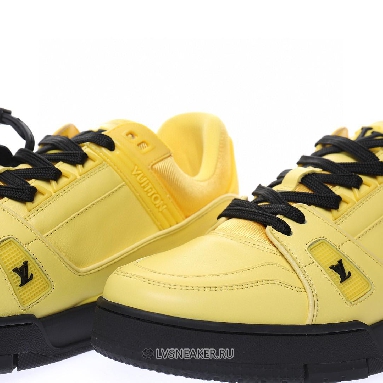 Louis Vuitton LV Trainer "Yellow with Black" 1A9FIH Sneakers