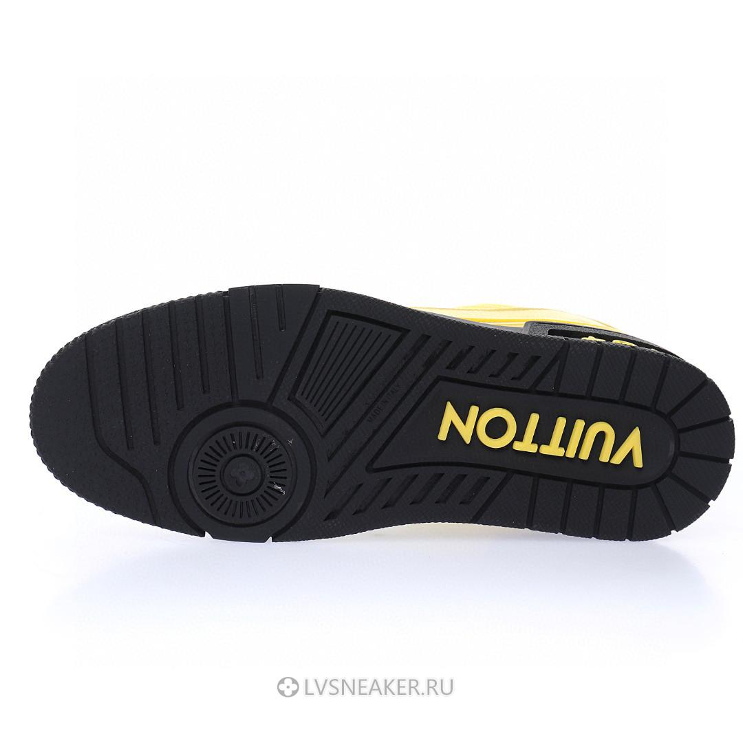 Louis Vuitton LV Trainer "Yellow with Black" 1A9FIH Sneakers