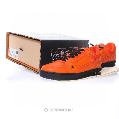 Louis Vuitton LV Trainer "Orange Black" 1A9FHG Sneakers