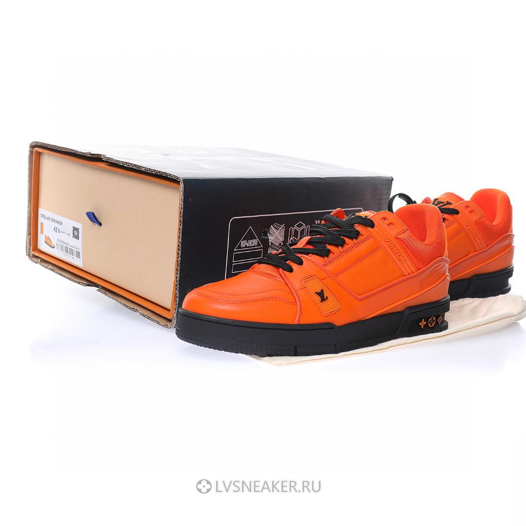 Louis Vuitton LV Trainer "Orange Black" 1A9FHG Sneakers