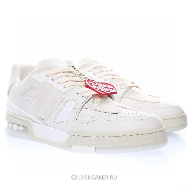 Louis Vuitton LV Trainer "White Cream" 1A9G50-4 Sneakers