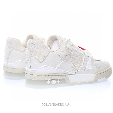 Louis Vuitton LV Trainer "White Cream" 1A9G50-4 Sneakers