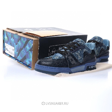Louis Vuitton LV x Nigo Trainer "Blue Denim" 1A9IQ1 Sneakers