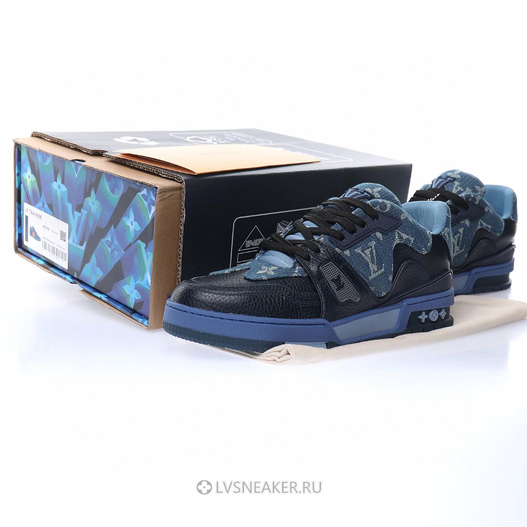 Louis Vuitton LV x Nigo Trainer "Blue Denim" 1A9IQ1 Sneakers