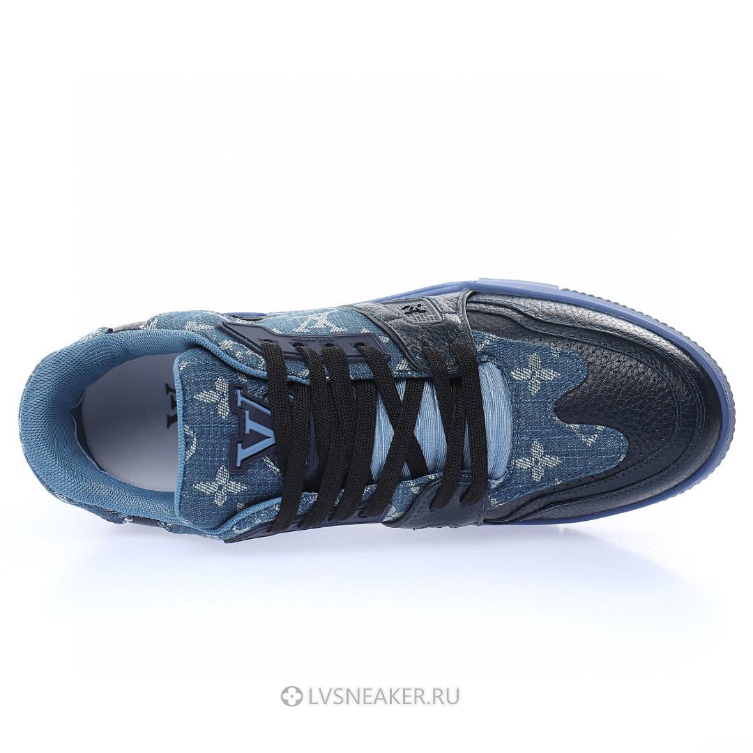 Louis Vuitton LV x Nigo Trainer "Blue Denim" 1A9IQ1 Sneakers