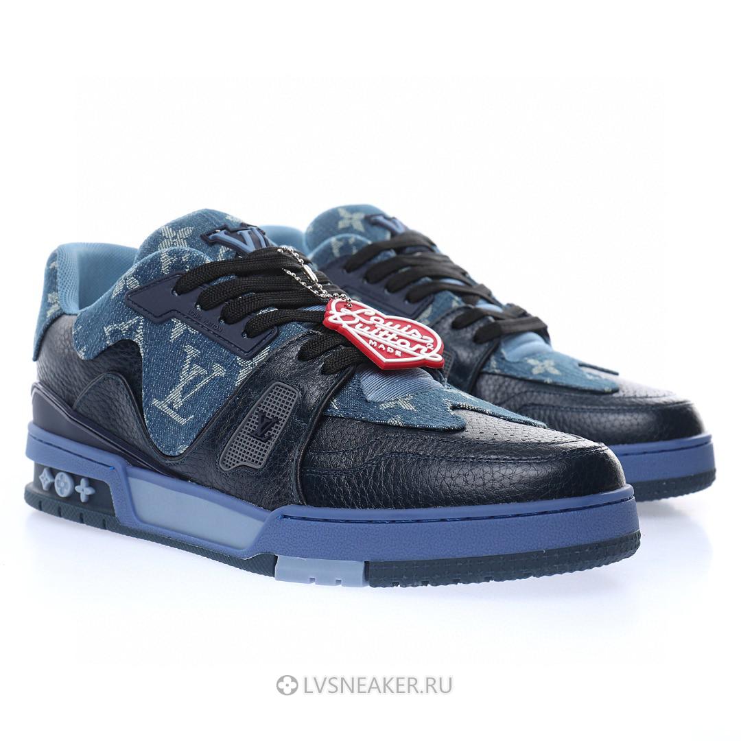 Louis Vuitton LV x Nigo Trainer "Blue Denim" 1A9IQ1 Sneakers