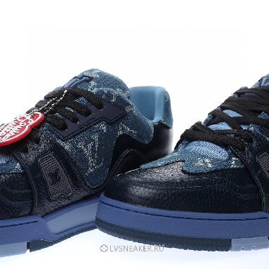 Louis Vuitton LV x Nigo Trainer "Blue Denim" 1A9IQ1 Sneakers