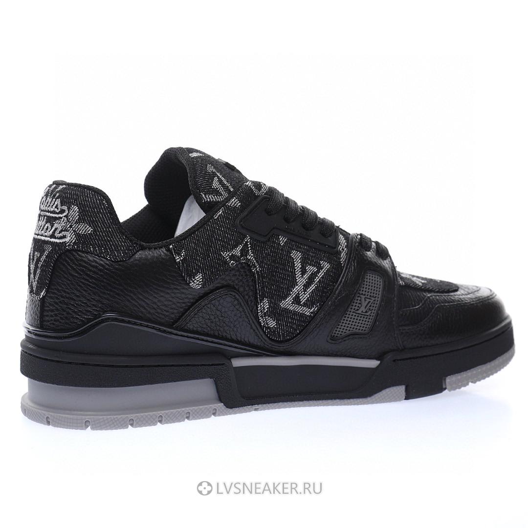 Louis Vuitton LV x Nigo Trainer "Black Denim" 1A9IPH Sneakers