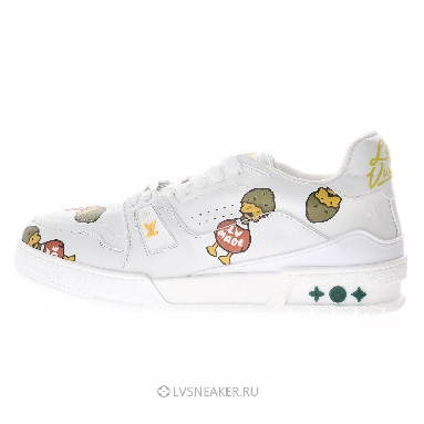 Louis Vuitton LV x Nigo Trainer "White with Duck Monogram" 1A9JBW Sneakers