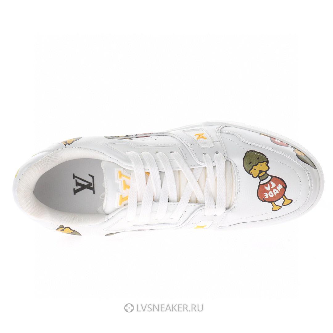 Louis Vuitton LV x Nigo Trainer "White with Duck Monogram" 1A9JBW Sneakers