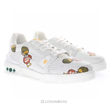 Louis Vuitton LV x Nigo Trainer "White with Duck Monogram" 1A9JBW Sneakers
