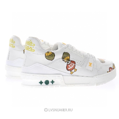 Louis Vuitton LV x Nigo Trainer "White with Duck Monogram" 1A9JBW Sneakers