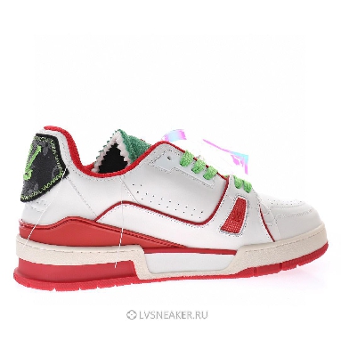 Louis Vuitton LV Trainer "Upcycled White Red Green" 1A9D9N-2 Sneakers