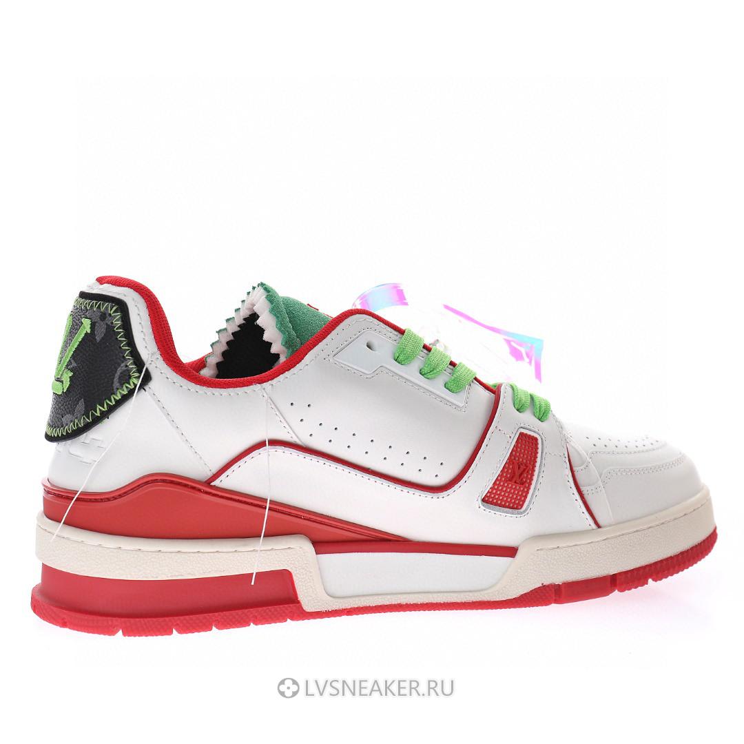 Louis Vuitton LV Trainer "Upcycled White Red Green" 1A9D9N-2 Sneakers