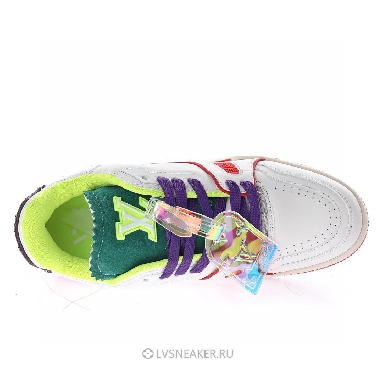 Louis Vuitton LV Trainer "Upcycled White Turquoise for China" 1A9D9N Sneakers