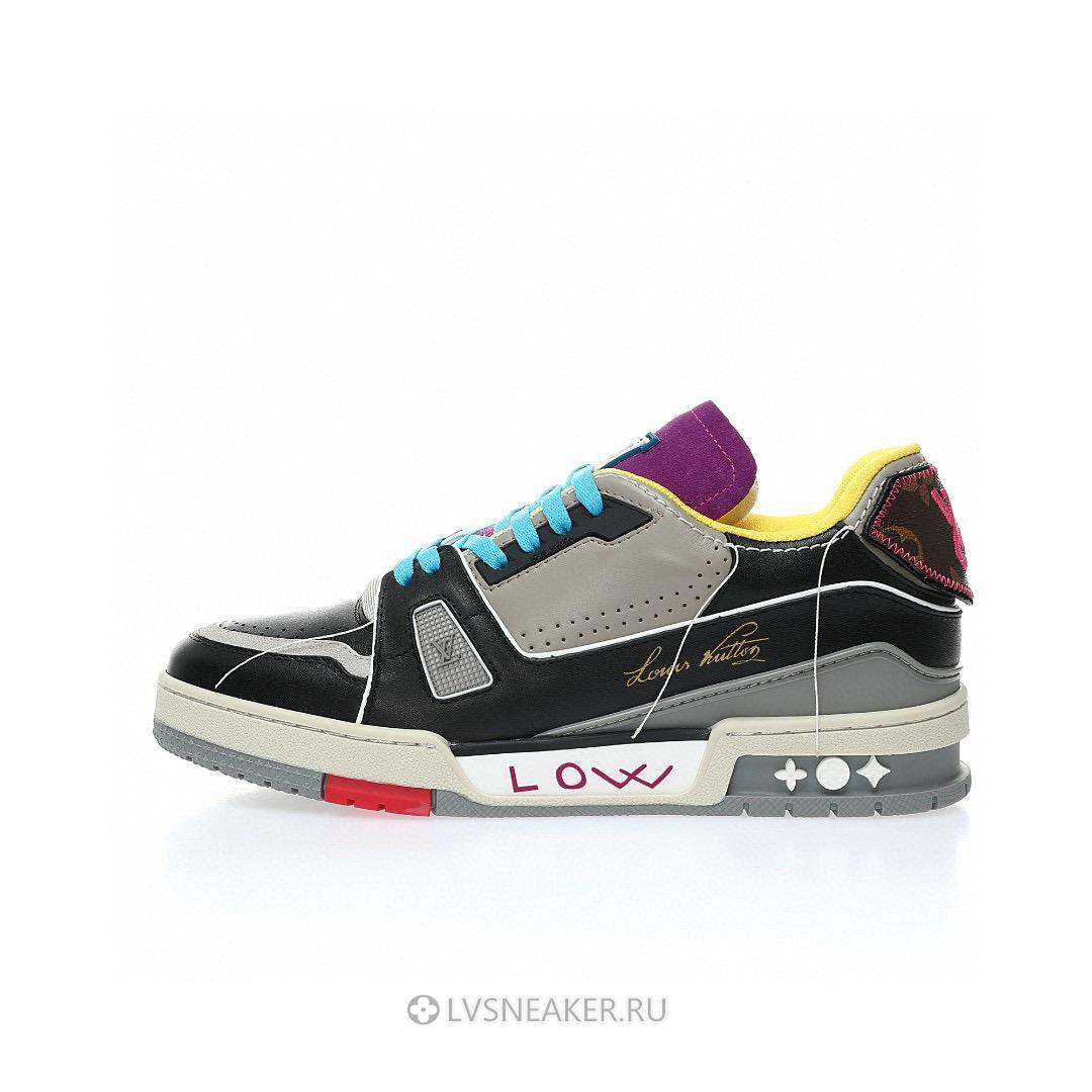 Louis Vuitton LV Trainer "Paris Exclusive Brown" 1AAQ25 Sneakers