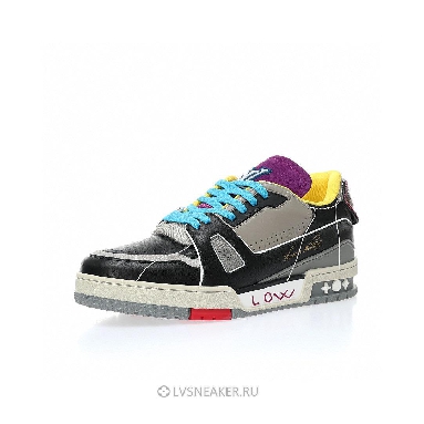 Louis Vuitton LV Trainer "Paris Exclusive Brown" 1AAQ25 Sneakers