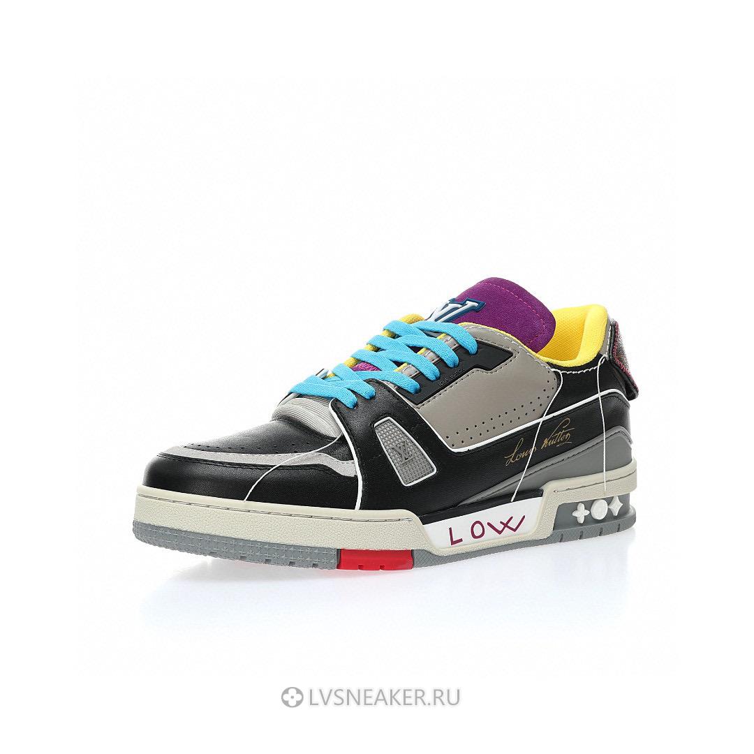 Louis Vuitton LV Trainer "Paris Exclusive Brown" 1AAQ25 Sneakers