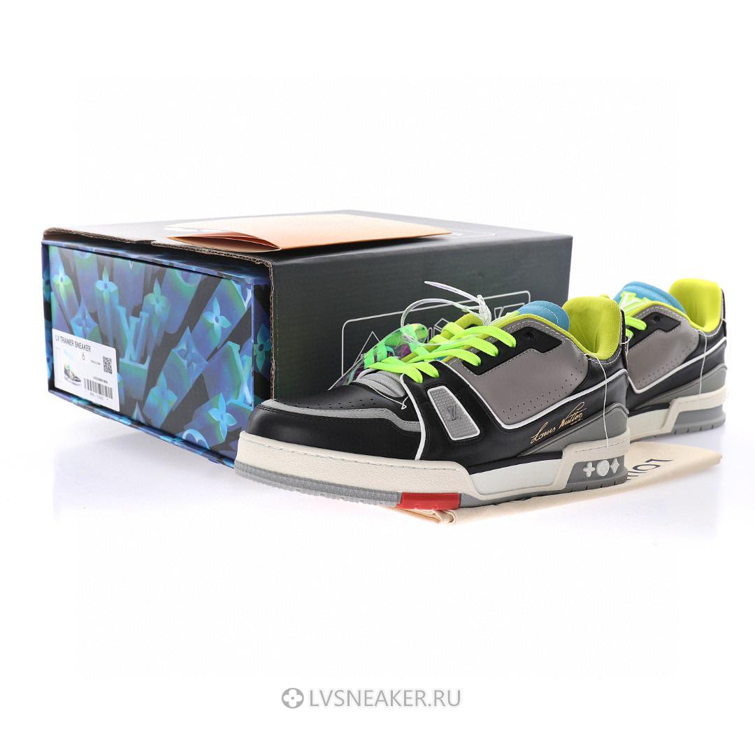 Louis Vuitton LV Trainer "Green SS21" 1A8QAY Sneakers
