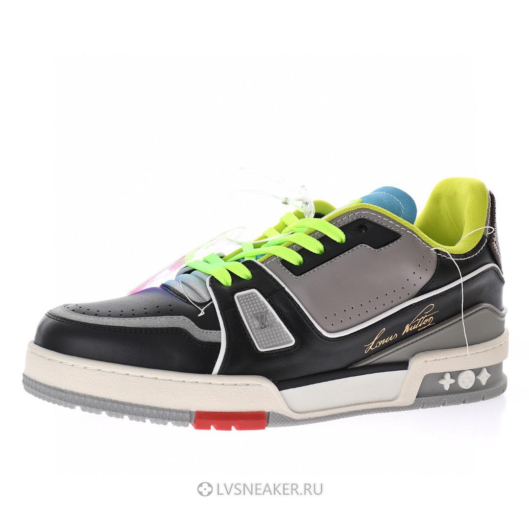 Louis Vuitton LV Trainer "Green SS21" 1A8QAY Sneakers
