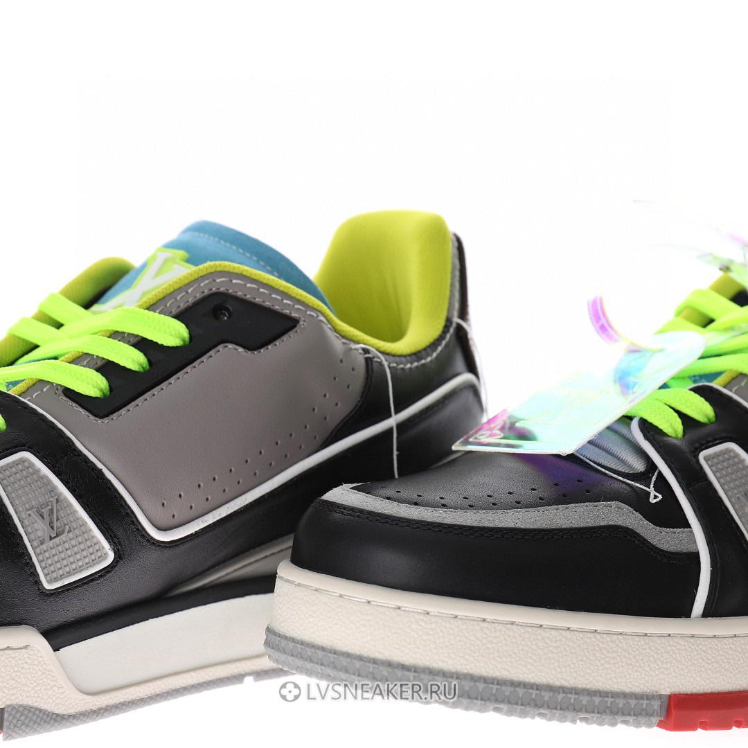 Louis Vuitton LV Trainer "Green SS21" 1A8QAY Sneakers