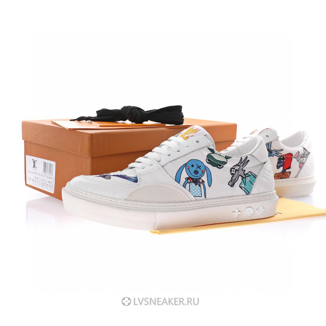 Louis Vuitton LV Ollie "White with Drawings" 1A8Q8 Sneakers