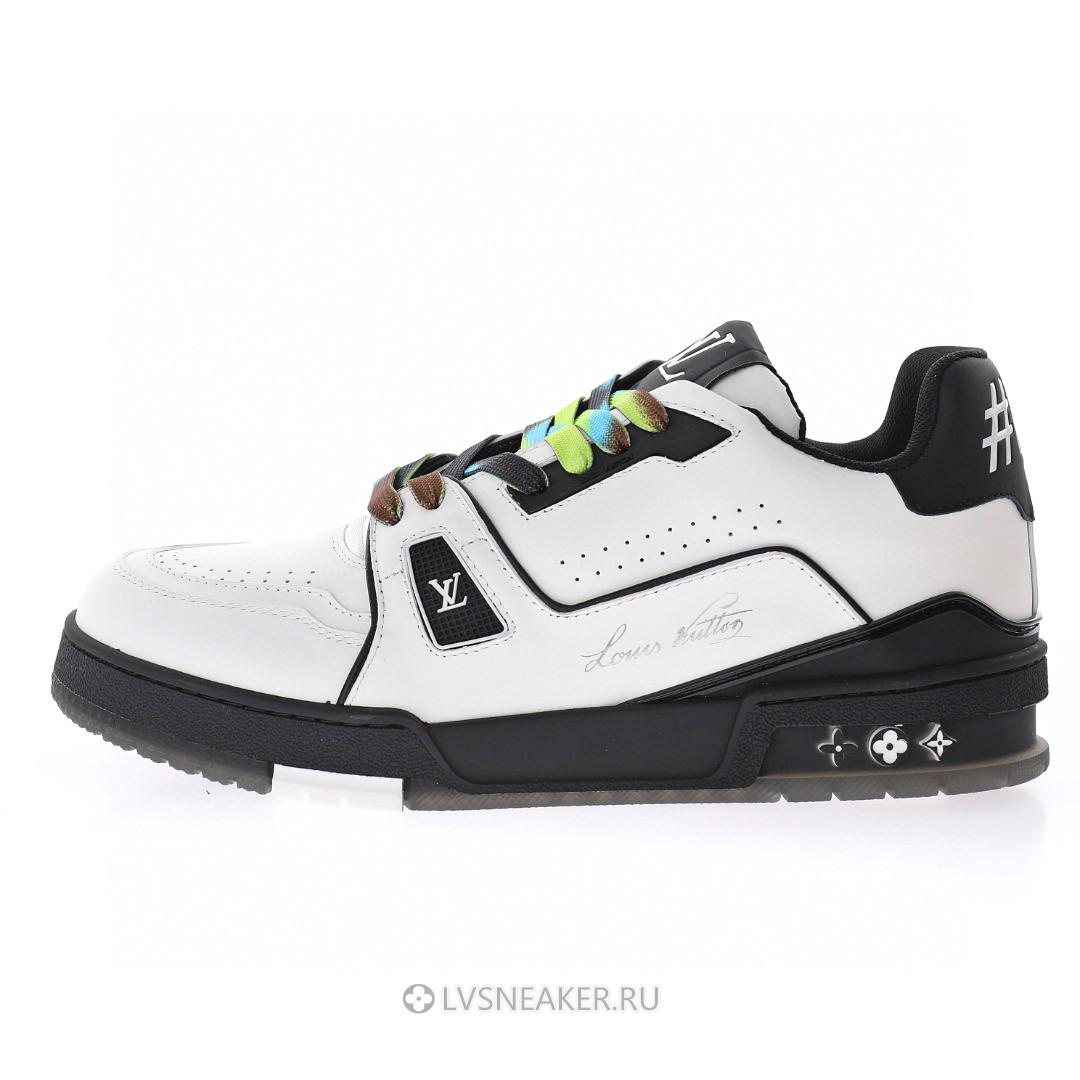 Louis Vuitton LV Trainer "White Black" 1A9ADA Sneakers