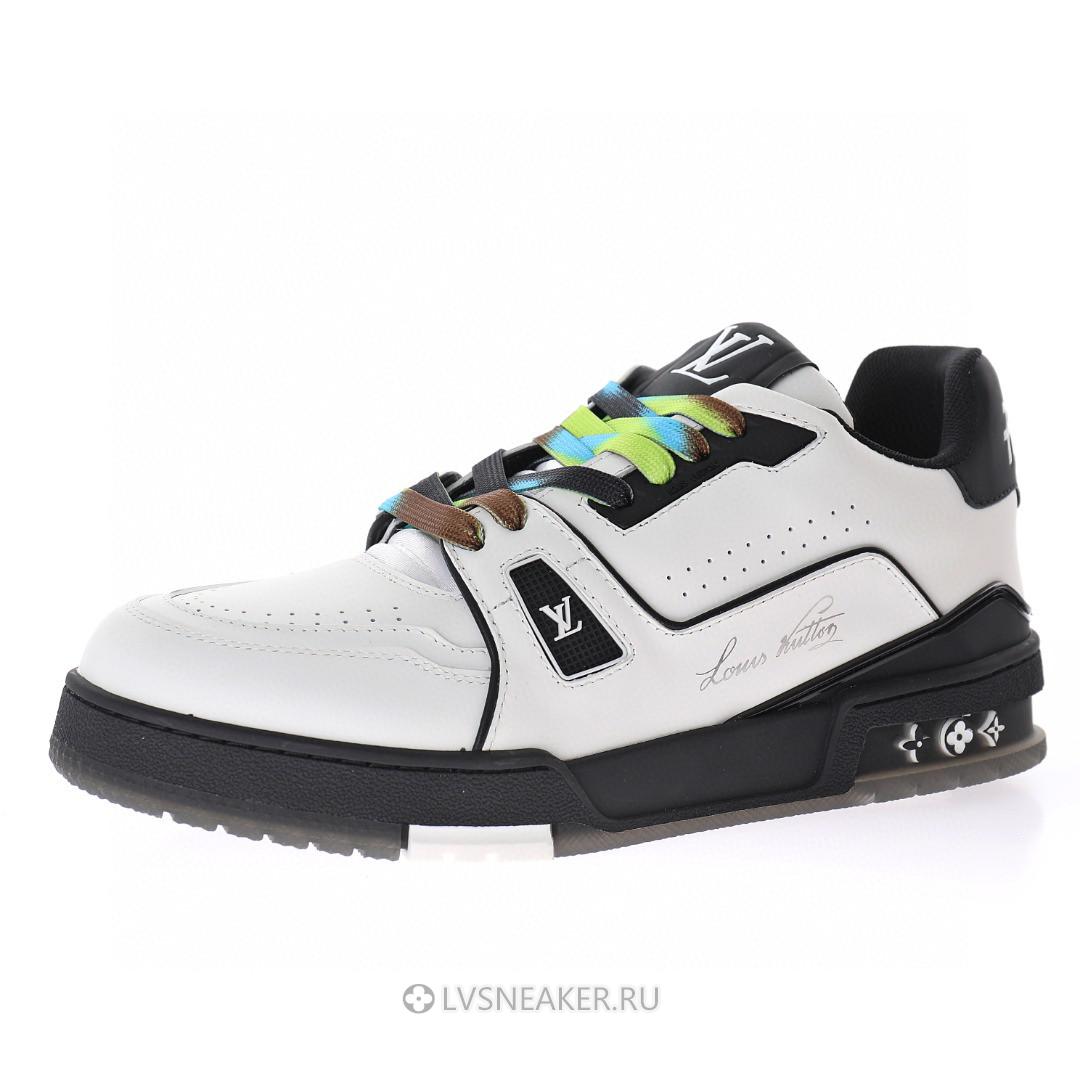 Louis Vuitton LV Trainer "White Black" 1A9ADA Sneakers
