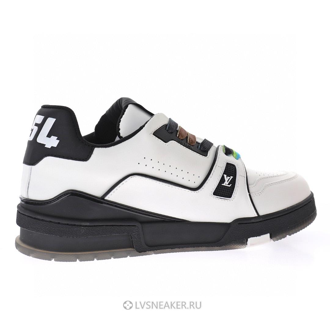Louis Vuitton LV Trainer "White Black" 1A9ADA Sneakers