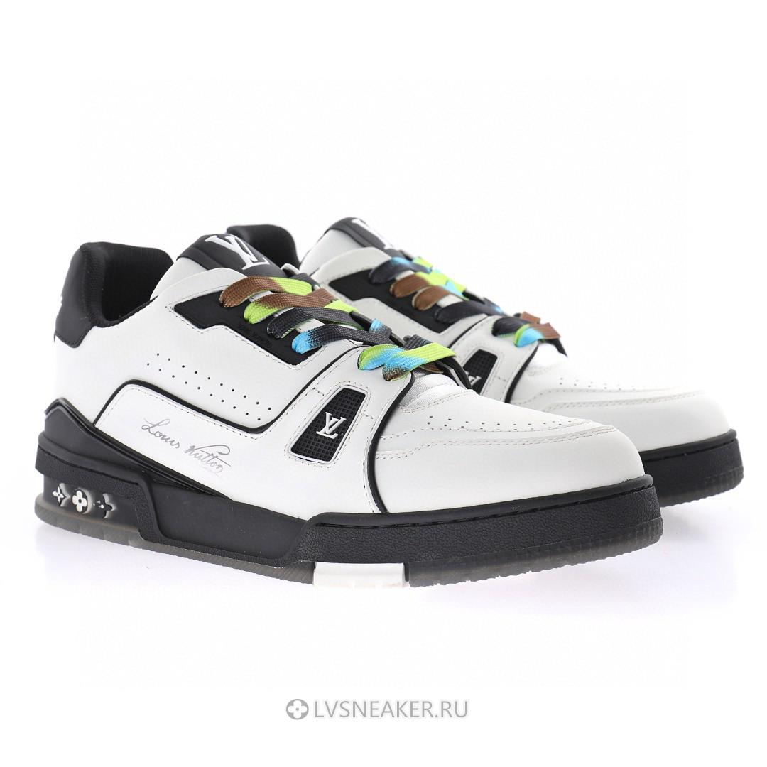 Louis Vuitton LV Trainer "White Black" 1A9ADA Sneakers