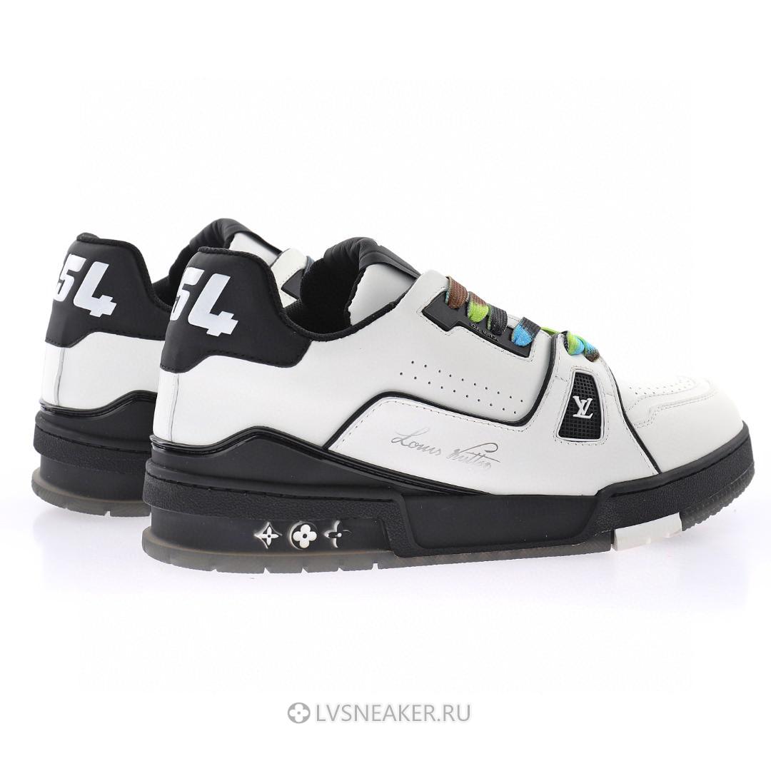 Louis Vuitton LV Trainer "White Black" 1A9ADA Sneakers